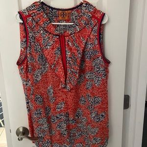 Tory Burch size 14 sleeveless blouse.